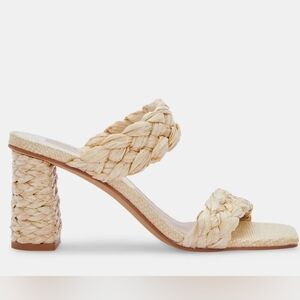 Dolce Vita Paily Raffia Braided Heels